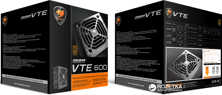 Блок питания Cougar VTE600 600W - изображение 9