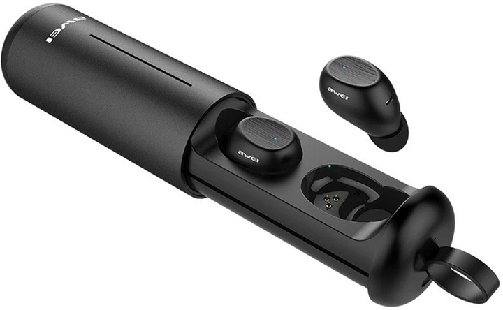 Навушники Awei T55 TWS Black (AWEI017BLK) - зображення 2