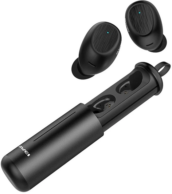 Навушники Awei T55 TWS Black (AWEI017BLK) - зображення 3