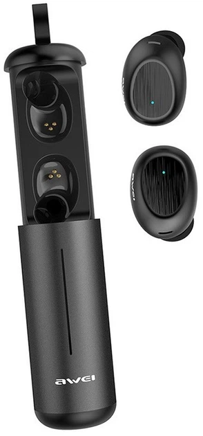 Навушники Awei T55 TWS Black (AWEI017BLK) - зображення 4