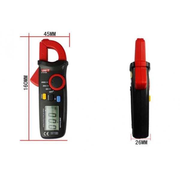 Токовые клещи Uni-T UT210A - Фото 3 Токовые клещи Uni-T UT210A - изображение 3