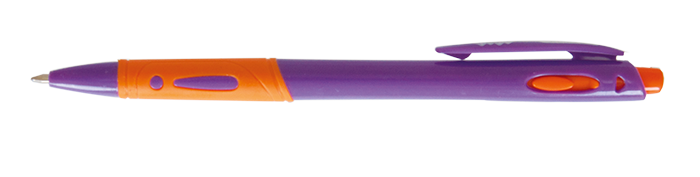Ручка ZIBI шариковая автоматична синя 0,7 мм. (ZB.2101-01) - изображение 4