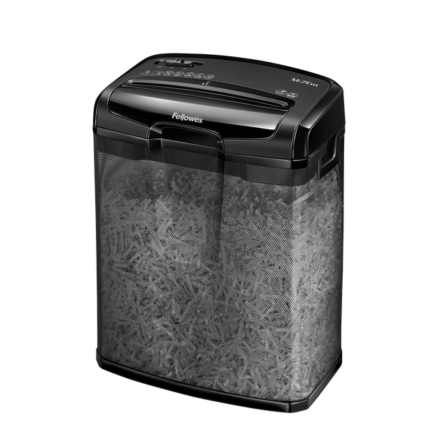 Знищувач документів Fellowes M-7Cm 7 аркушів 4х35мм 13л ( f.U4701801) - зображення 3