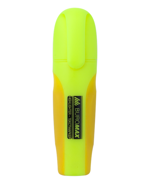 Текст-маркер Buromax Neon з гумовими вставками 2-4 мм Жовтий (ВМ.8904-08) - Фото 2 Текст-маркер Buromax Neon з гумовими вставками 2-4 мм Жовтий (ВМ.8904-08) - зображення 2