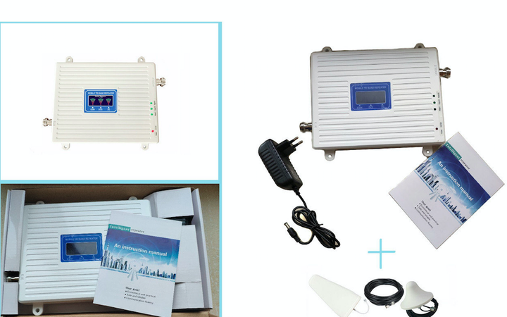 GSM DCS 3G 4G ретрансляція підсилювач зв'язку 900МГц 1800МГц WCDMA 2100 Мгц - изображение 3