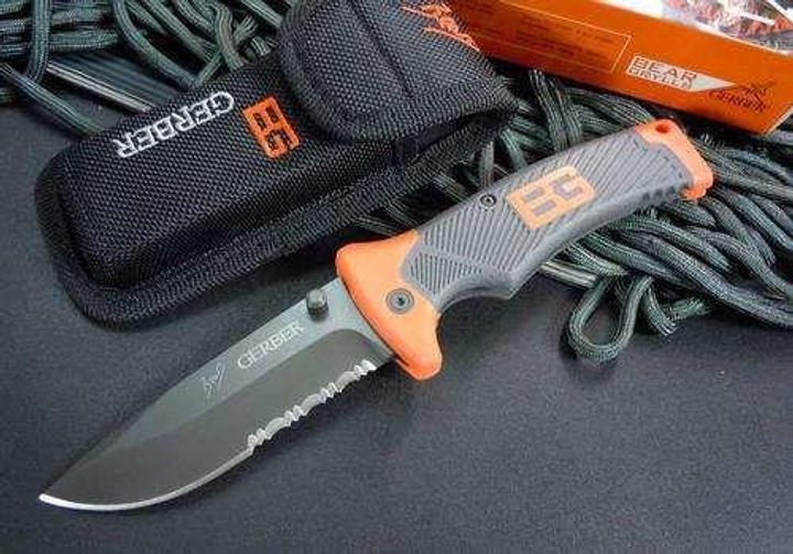 Складной туристический нож для выживания Gerber Bear Grylls (VB16V2230) - изображение 2