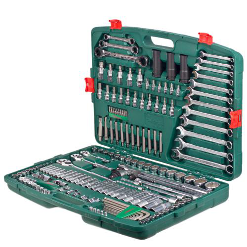 Набор инструмента 163 предмета 1/4", 3/8",1/2" HANS (ТК-163) - изображение 2