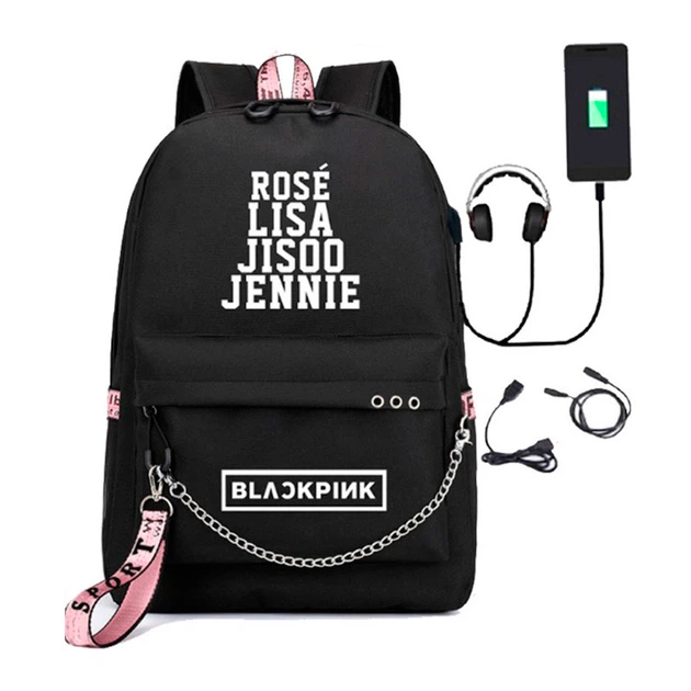 Рюкзак Блэк Пинк Black Pink K-POP Лого Герл-группа К-ПОП (7194