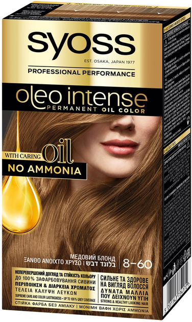 Краска для волос SYOSS Oleo Intense 8-60 Медовый блонд 115 мл ...