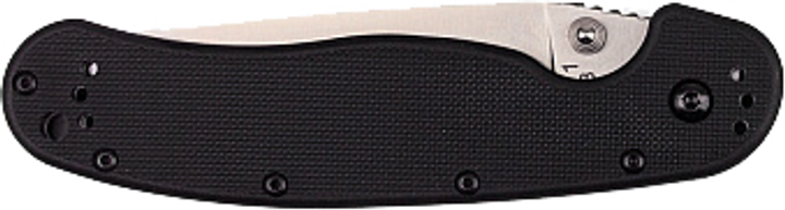 Карманный нож Ontario RAT I Folder гладкая РК сатин Черный (O8848) - изображение 1
