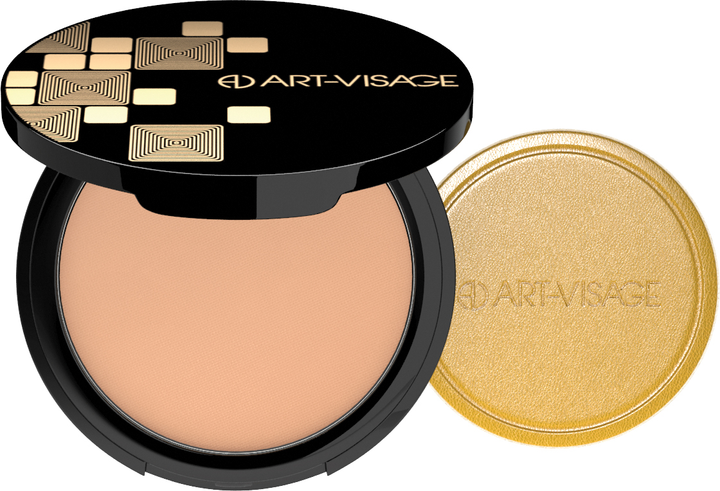Пудра компактная Art-Visage для жирной и комбинированной кожи 06 темно ...