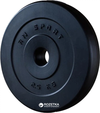 Гантели RN-Sport битумные по 18 кг комплект 2 шт (BD-18) - изображение 5