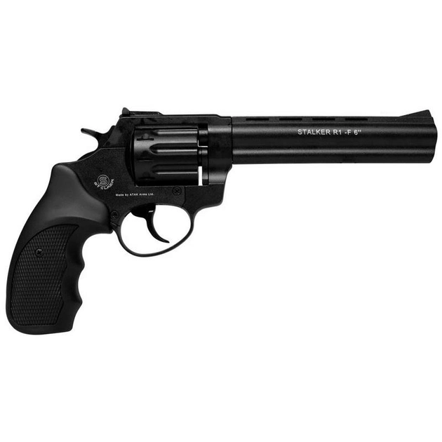 Револьвер Флобера Stalker 6" 4 мм Black - зображення 2