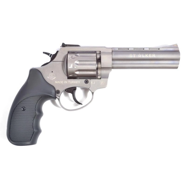 Револьвер Флобера Stalker 4.5" Titanium Black 4 мм - изображение 2
