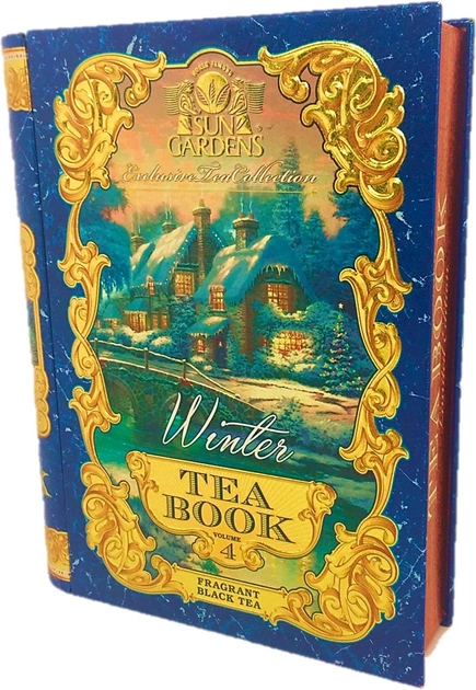 Акция на Чай чорний + зелений Sun Gardens Книга чаю: Зима Том 4 жерстяна банка 100 г (SG 194) от Rozetka
