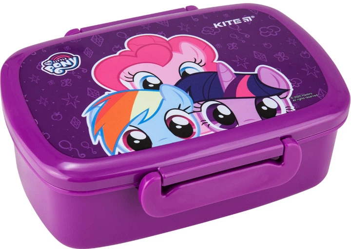 Ланчбокс Kite My Little Pony с наполнением 2 отсека Фиолетовый 750 мл