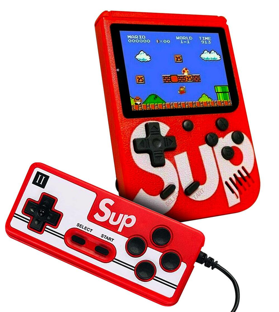 Портативная игровая ретро приставка SUP Game Box + джойсик 400 игр ...
