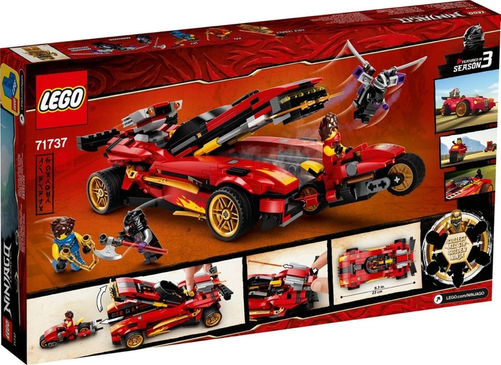 メカロボ ゴバトラー 箱付き Лего ниндзяго Ниндзя-перехватчик Lego Ninjago Х-1 71737 – игрушки