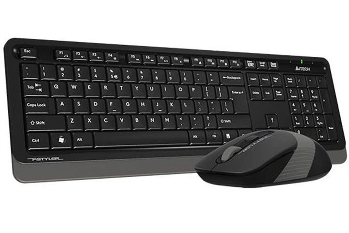 Комплект (клавиатура, мышь) беспроводной A4Tech FG1010 Black/Grey (267535) - изображение 2