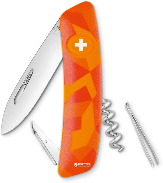 Швейцарський ніж Swiza C01 Orange urban (KNI.0010.2070) - зображення 1