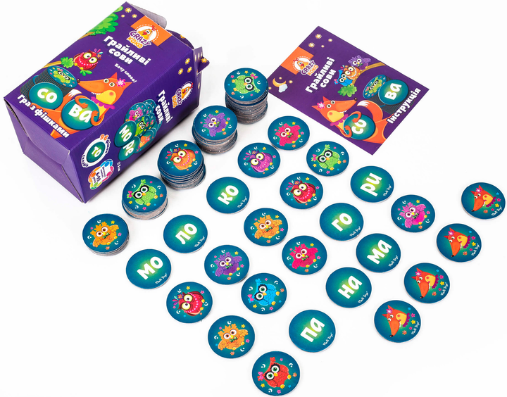 Гра настільна Vladi Toys Crazy Koko Шалені сови. Бачу слово! (Укр) (VT8033-04) - зображення 2