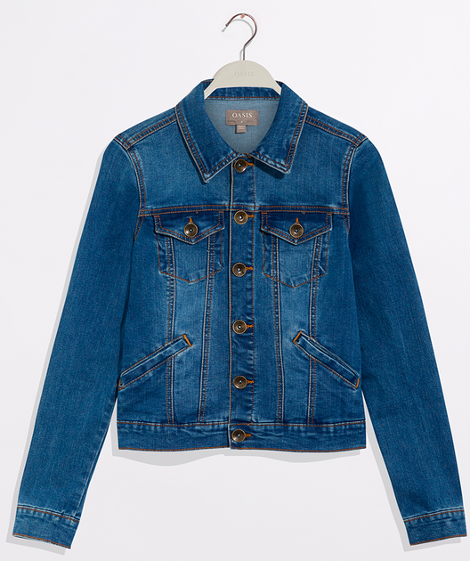 Nancy denim jacket outlet oasis