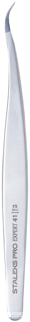 Пинцет профессиональный для ресниц Staleks Pro Expert 41 Type 3 ( TE-41/3) (4820121594075) - изображение 2
