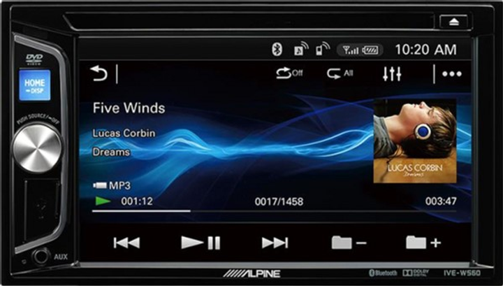 Мультимедиа 2-DIN Alpine IVE-W560BT – низкие цены, кредит, оплата ...