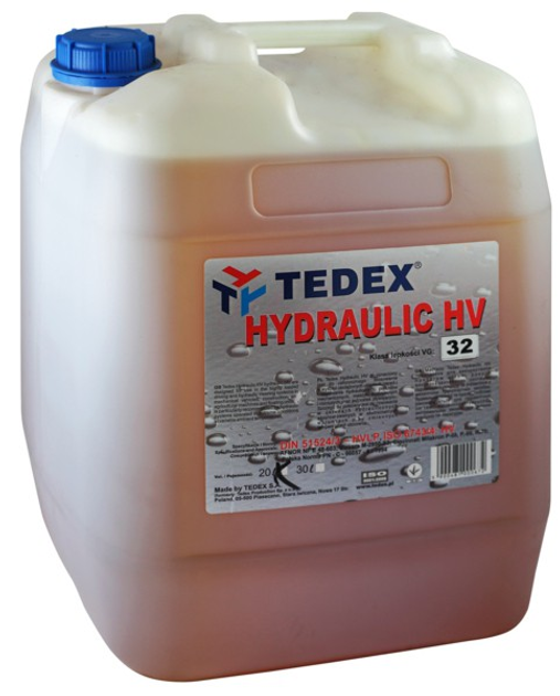 ROZETKA |  масло Tedex HYDRAULIC HV-32 20 л. Цена,  .
