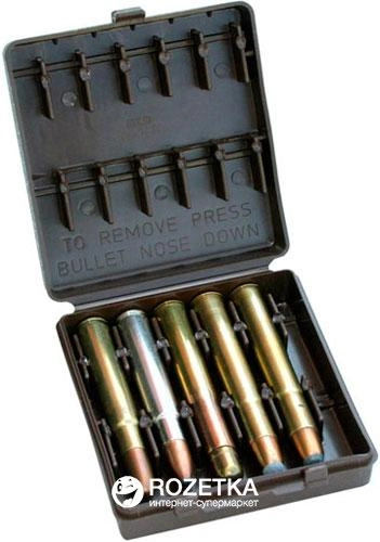 Кейс МТМ Ammo Wallet для патронов 378, 416, 470, 500NE на 10 патр. Коричневый (17730854) - изображение 1