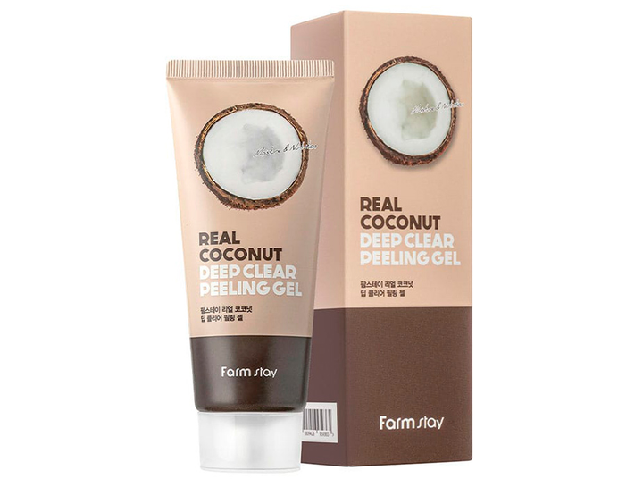 Пилинг-гель для лица с экстрактом кокоса FarmStay Real Coconut Deep Clear Peeling Gel, 100мл (8809809800987) - изображение 2