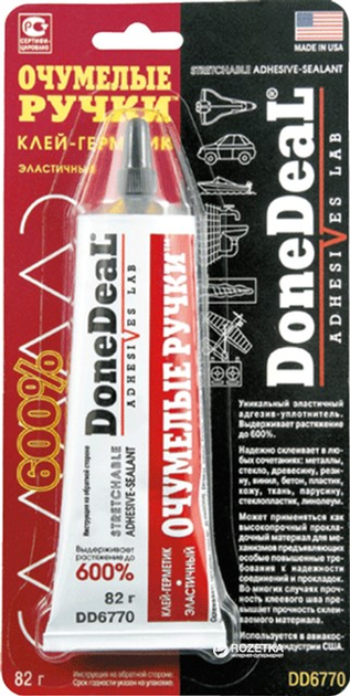 Эластичный клей-герметик "Очумелые ручки" DoneDeal (DD6770) – фото ...