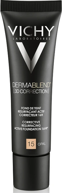 Тональна основа Vichy Dermablend 3d матувальний тональний крем відтінок 15 30 мл (3337871332297) - зображення 2