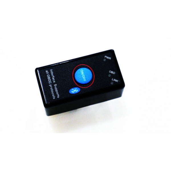 Автомобільний сканер ELM327 v1.5 Bluetooth з кнопкою, чіп PIC18F25K80 - зображення 3