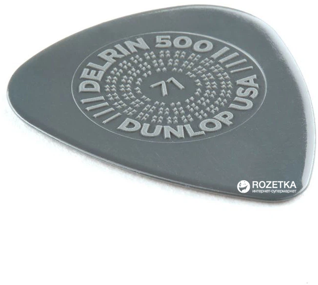 Медиаторы Dunlop 450P.71 Prime Grip Delrin 500 Player's Pack 0.71 мм 12 шт. - изображение 3