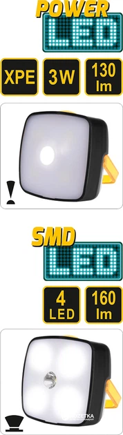 Latarka czołowa VOREL 3 W LED 4 SMD LED (85906083015380) - obraz 10