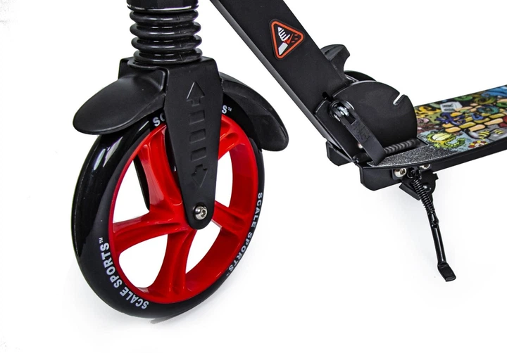 Самокат двухколесный Scale Sports Elite Красный Складной SS-15-2 - изображение 4
