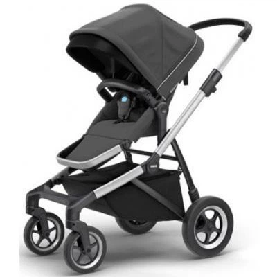 Коляска Thule 2 в 1 Sleek + Bassinet Charcoal Grey (TH11000008) - изображение 5