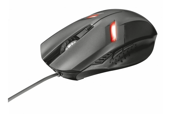 Миша геймерська LED TRUST Ziva USB 2000 DPI Black/Grey (TR21512) - Фото 1 Миша геймерська LED TRUST Ziva USB 2000 DPI Black/Grey (TR21512) - зображення 1