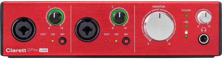Аудіоінтерфейс Focusrite Clarett 2Pre USB (226750) - зображення 4