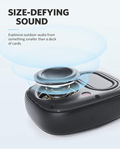 ПОРТАТИВНАЯ КОЛОНКА ANKER SOUNDСORE ICON MINI BLACK ORIGINAL - Фото 5 ПОРТАТИВНАЯ КОЛОНКА ANKER SOUNDСORE ICON MINI BLACK ORIGINAL - изображение 5