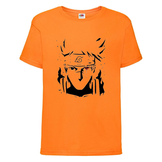 Футболка детская Наруто 032 (Naruto) оранжевая (NAR orn 032) 140 см ...