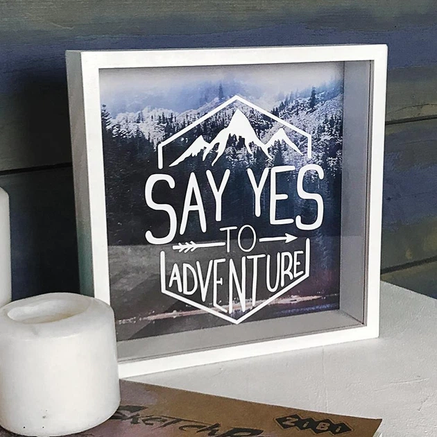 Копилка Say yes to adventure Arivans 22х22х5 см белый 19-466 - Фото 1 Копилка Say yes to adventure Arivans 22х22х5 см белый 19-466 - изображение 1