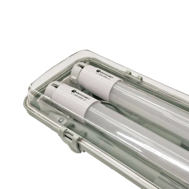 Светильник светодиодный промышленный ЕВРОСВЕТ EVRO-LED-SH-40 2*1200 SLIM с лампой L-1200-6400 (000039714/000038808) - изображение 2