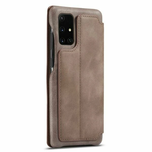 Чехол LC.IMEEKE Retro Style для Samsung Galaxy A51 (А515) - Coffee - изображение 4