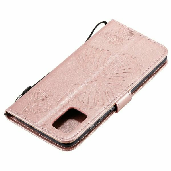 Чохол-книжка з малюнком UniCase Butterfly Pattern для Samsung Galaxy A51 (А515) - Rose Gold - зображення 7