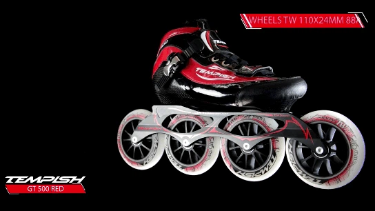 Роликовые коньки Tempish GT 500/90/red/ 36 р - изображение 2