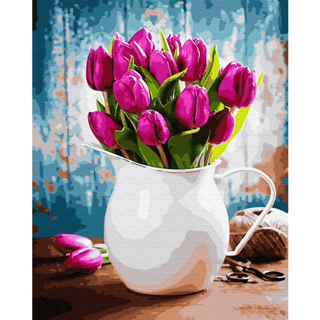 Цветы Тюльпаны — раскраска для детей. Распечатать бесплатно.
