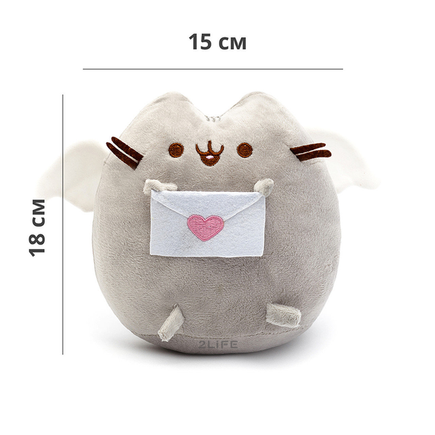 М'яка іграшка Pusheen cat з листом + подарунок (vol-1042) - зображення 2