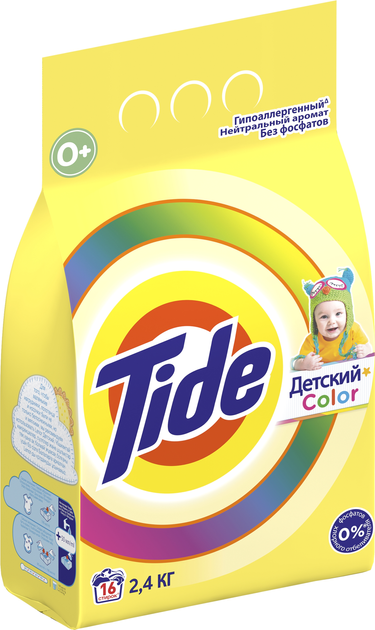  порошок Tide Детский Color 2.4 кг (8001090971098) – фото .